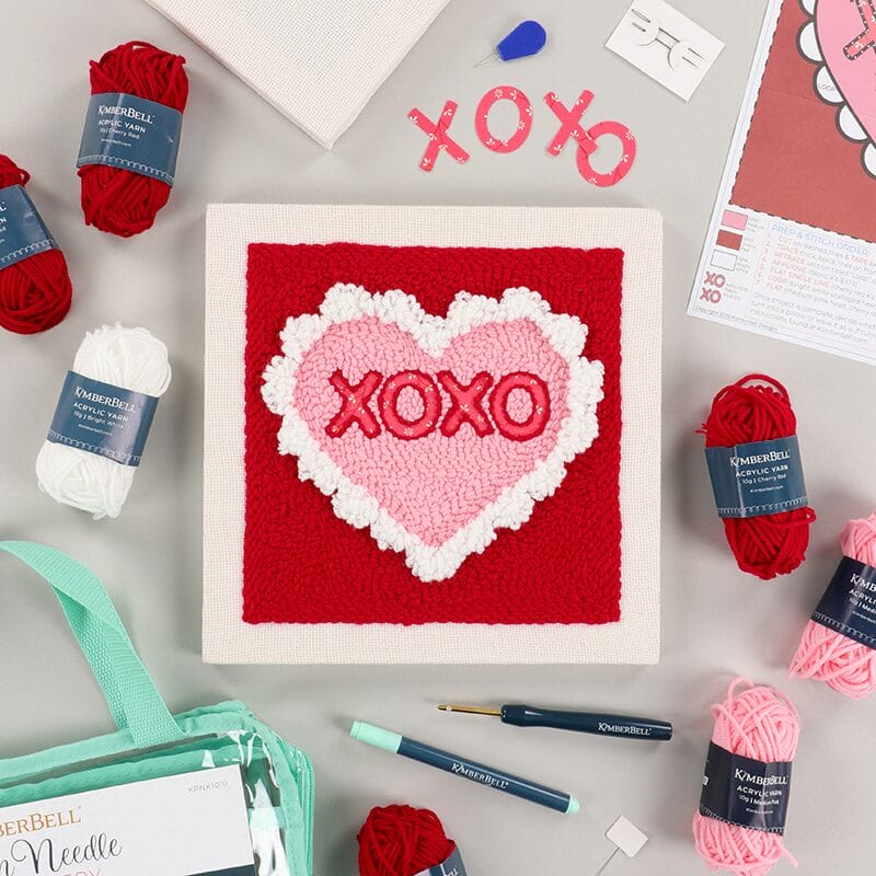 Hugs and Kisses - Punch Needle Plus Kit | Kimberbell