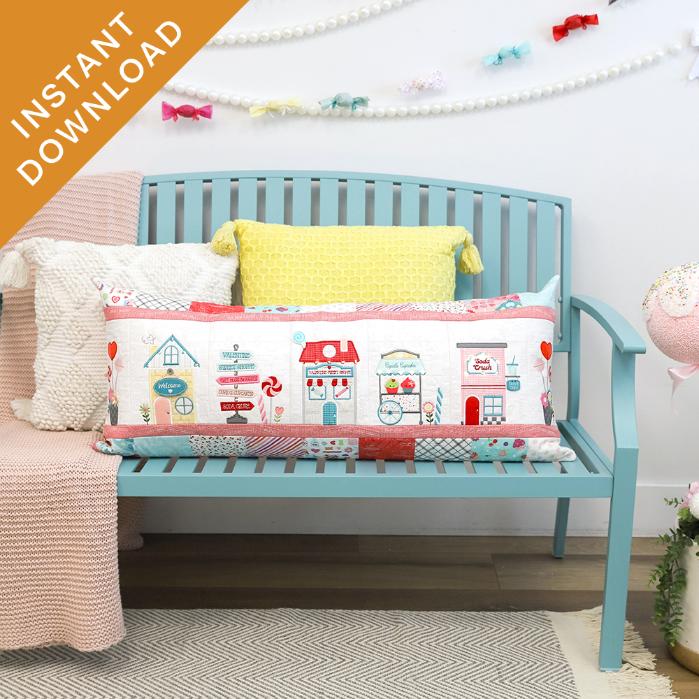 Sweetheart Street Bench Pillow (Digital Download) – Kimberbell
