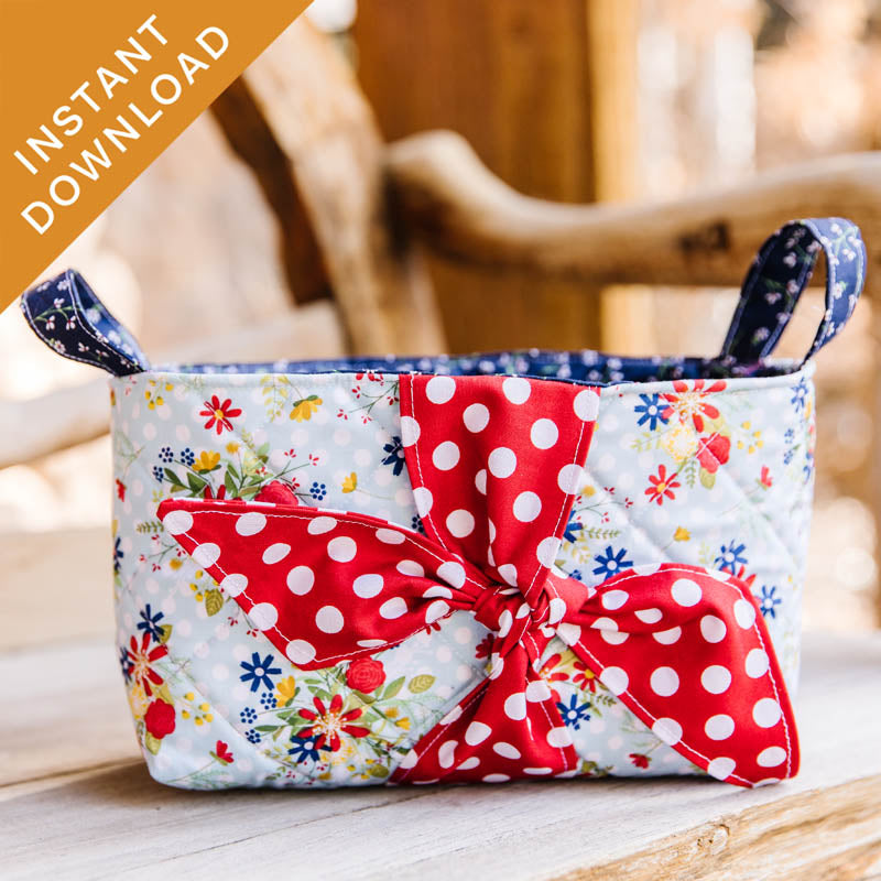 Loves Me Knot Basket, Sewing | Kimberbell