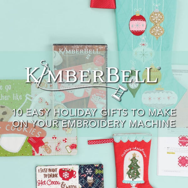 10 Easy Holiday Gifts to Make on Your Embroidery Machine