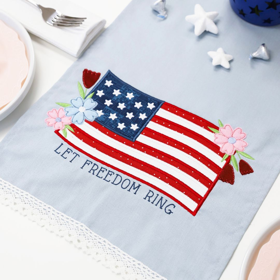 Applique of the Month: Freedom Rings