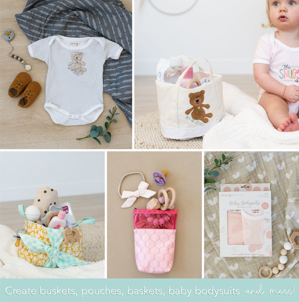 April Showers Day Two: Baby Shower Gift Ideas for Machine Embroidery, Sewing, and Crafting!