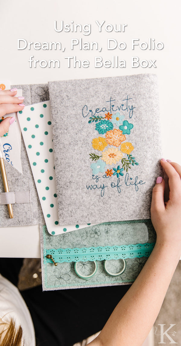 Using Your "Dream, Plan, Do" Folio From The Bella Box™