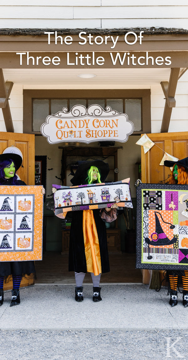 The Story of Three Little Witches: The Mini Projects from Kimberbell's Candy Corn Quilt Shoppe for Sewing and Machine Embroidery