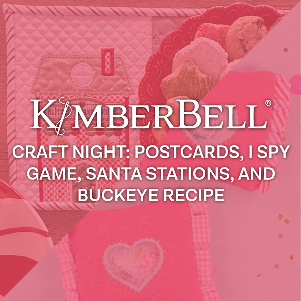Craft Night Projects: Postcards, I Spy Game, Santa Stations, & Buckeye Recipe
