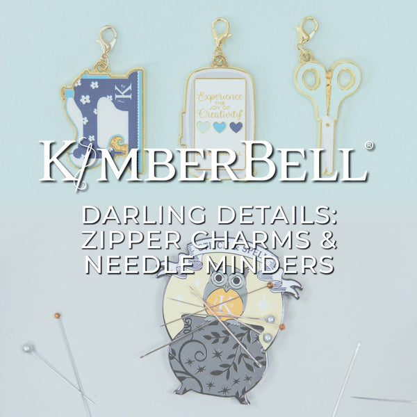 Darling Details: Zipper Charms & Needle Minders