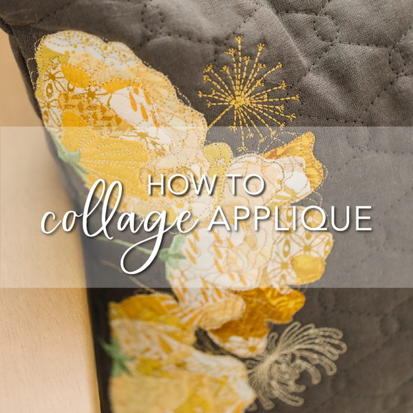 How to Collage Applique on Your Embroidery Machine