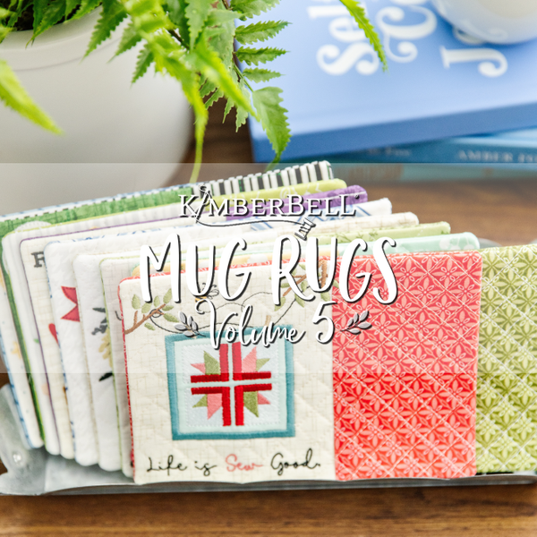 Now Available: Kimberbell Mug Rugs Vol. 5 for Machine Embroidery!