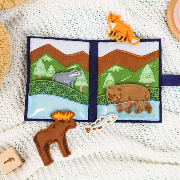 Make a Forest Friends Soft Book on Your Embroidery Machine!