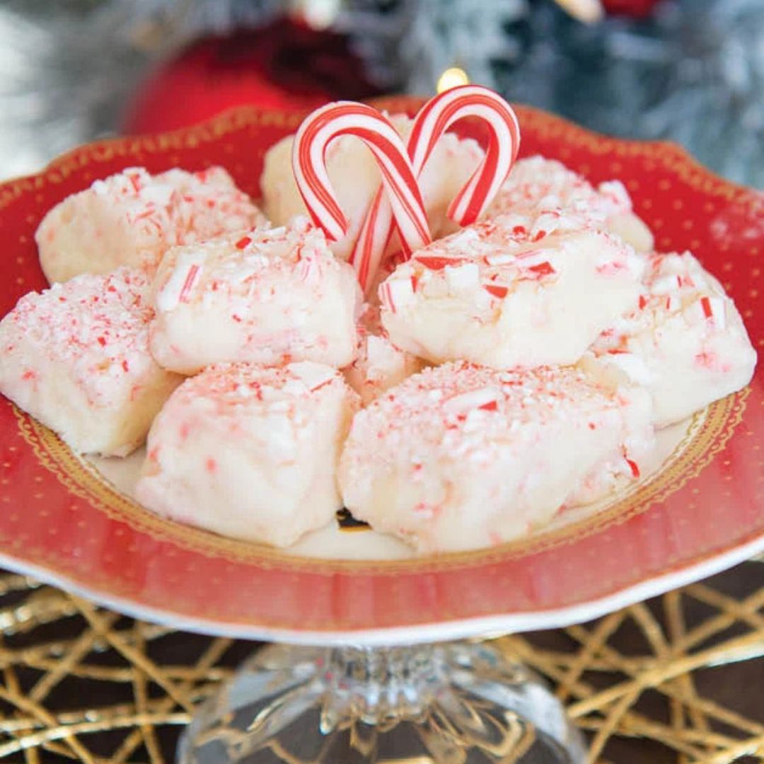 Peppermint Cheer Christmas Fudge