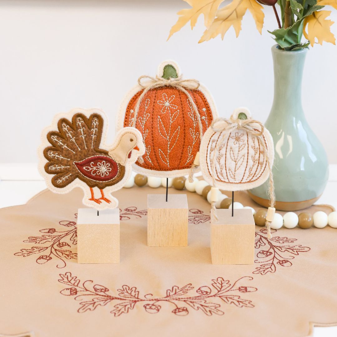 October Hoop Studio: Harvest Home Accents
