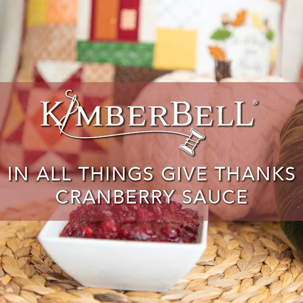 In All Things Give Thanks Cranberry Sauce