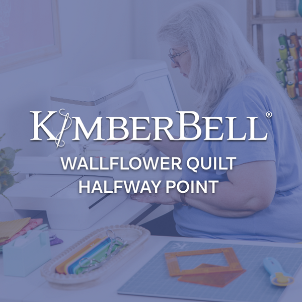 Wallflower Quilt Halfway Point