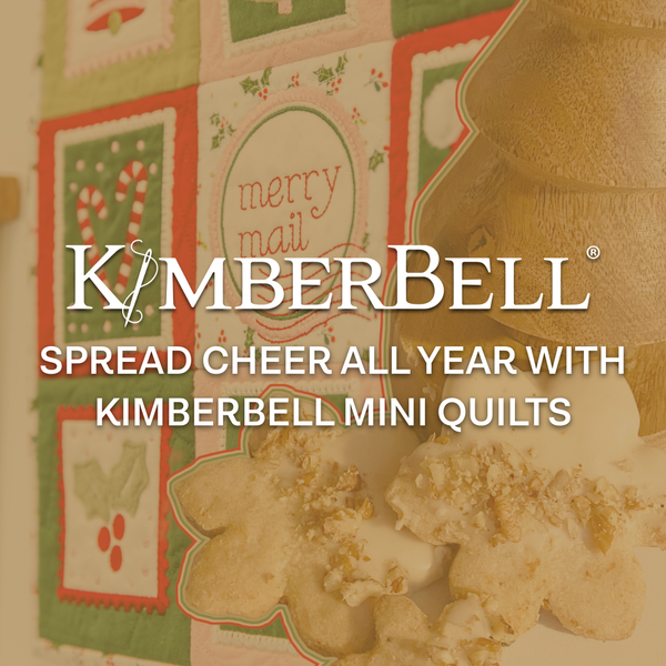 Spread Cheer with Kimberbell Mini Quilts (PLUS Abby's Cookie Recipe)