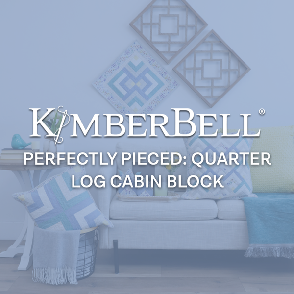 Perfectly Pieced: Quarter Log Cabin Block