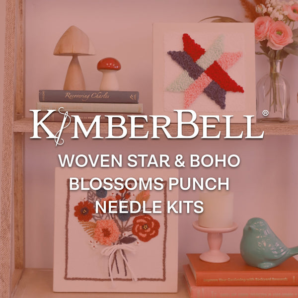 Woven Star & Boho Blossoms Punch Needle Kits