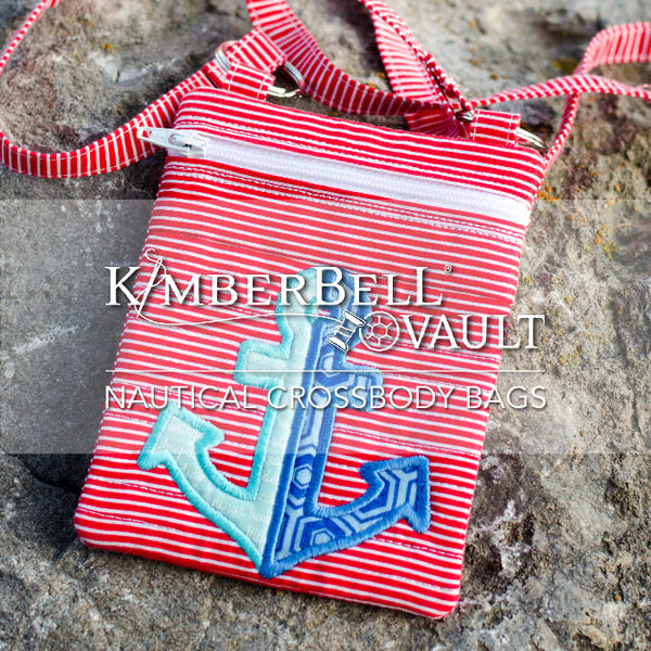 Nautical Crossbody Bags Now in Kimberbell Vault!