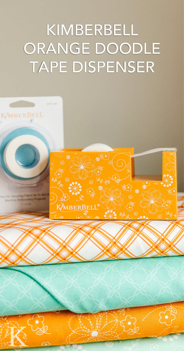 Kimberbell Orange Doodle Paper Tape Dispenser Now Available!
