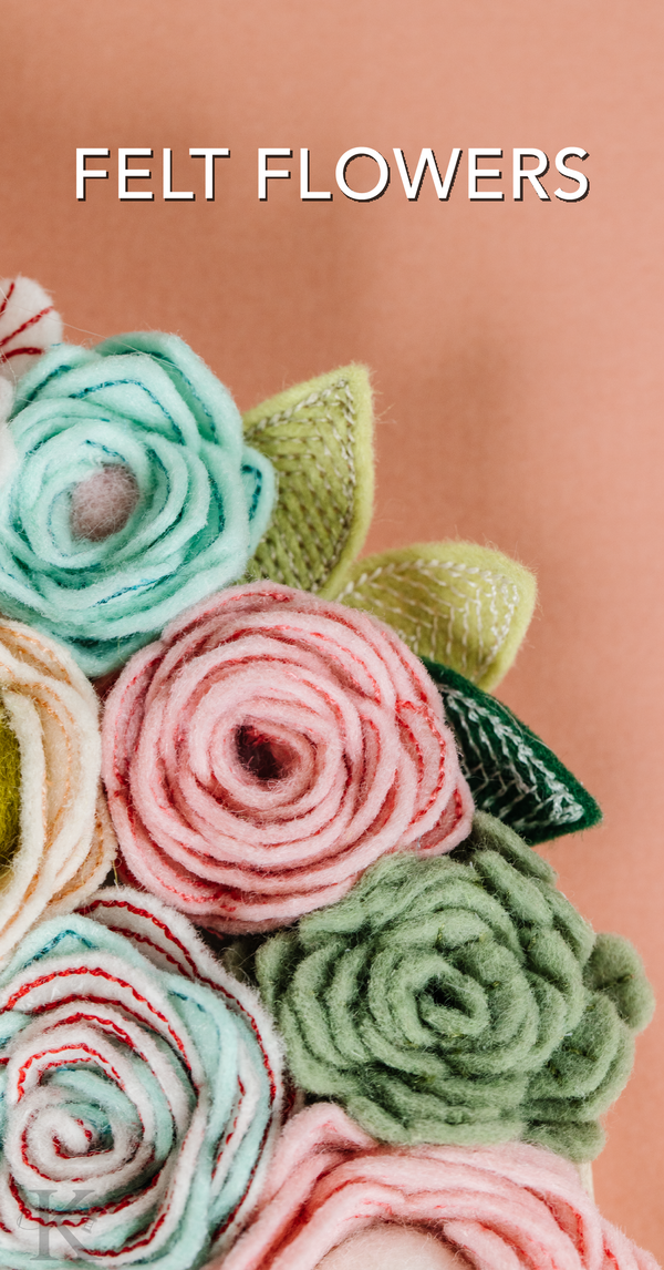 How to Create Kimberbell Felt Flowers on Your Embroidery Machine