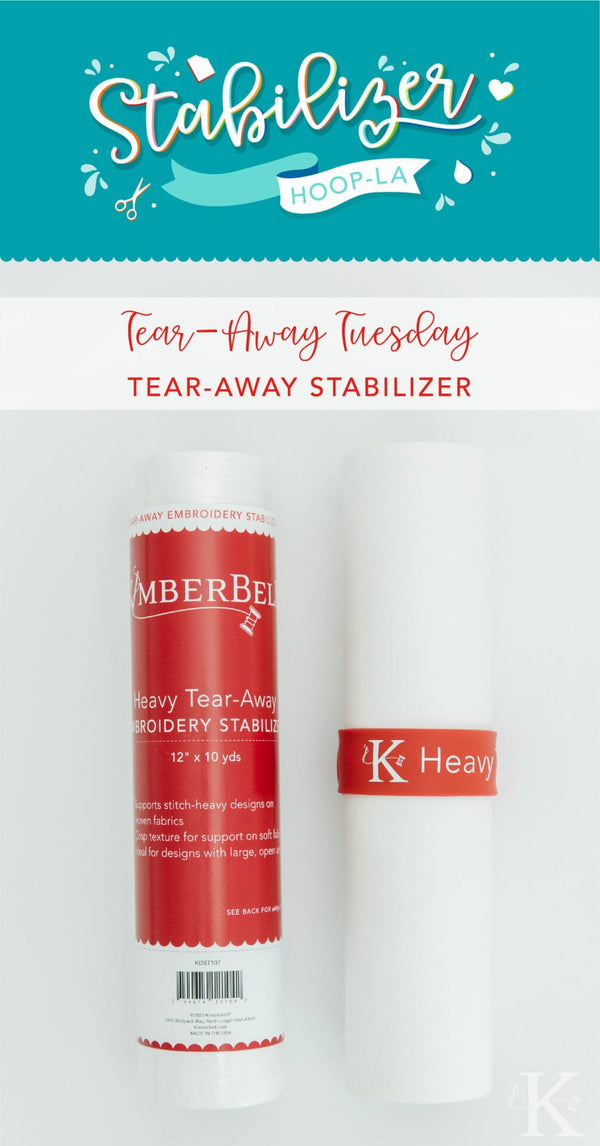 All You Need to Know About Kimberbell Tear-Away Stabilizer for Machine Embroidery