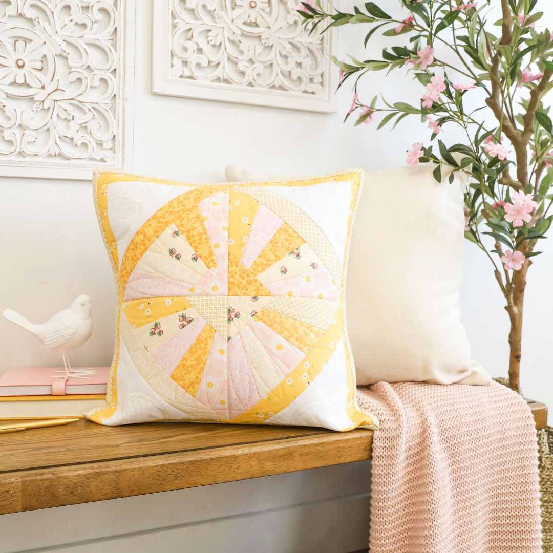 Perfectly Pieced: Sunrise Fan Block