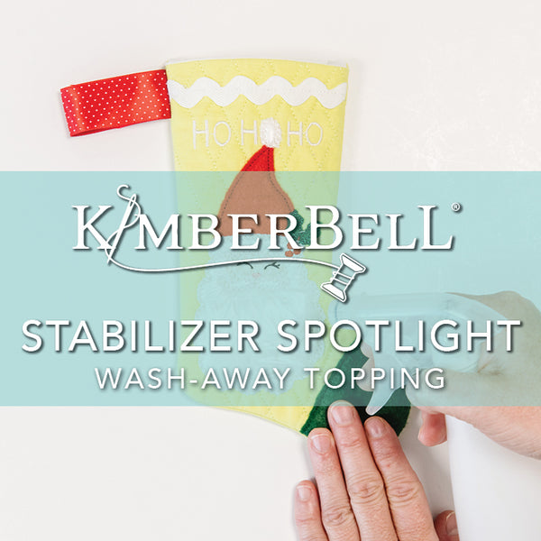 Stabilizer Spotlight: Wash-Away Topping