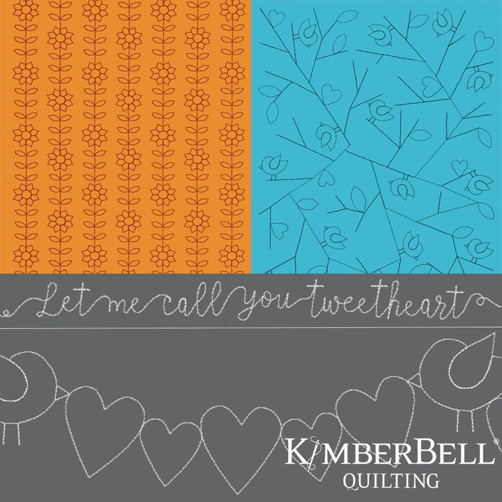 Let Me Call You Tweetheart Quilting Bundle - Background Quilting