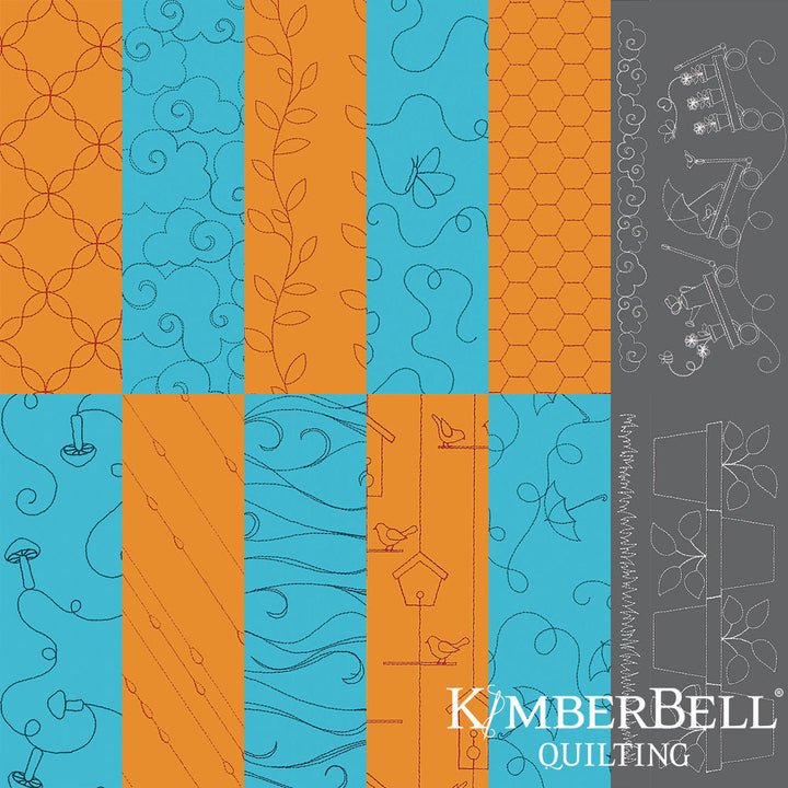 Spring Showers Quilting Bundle - Background Quilting