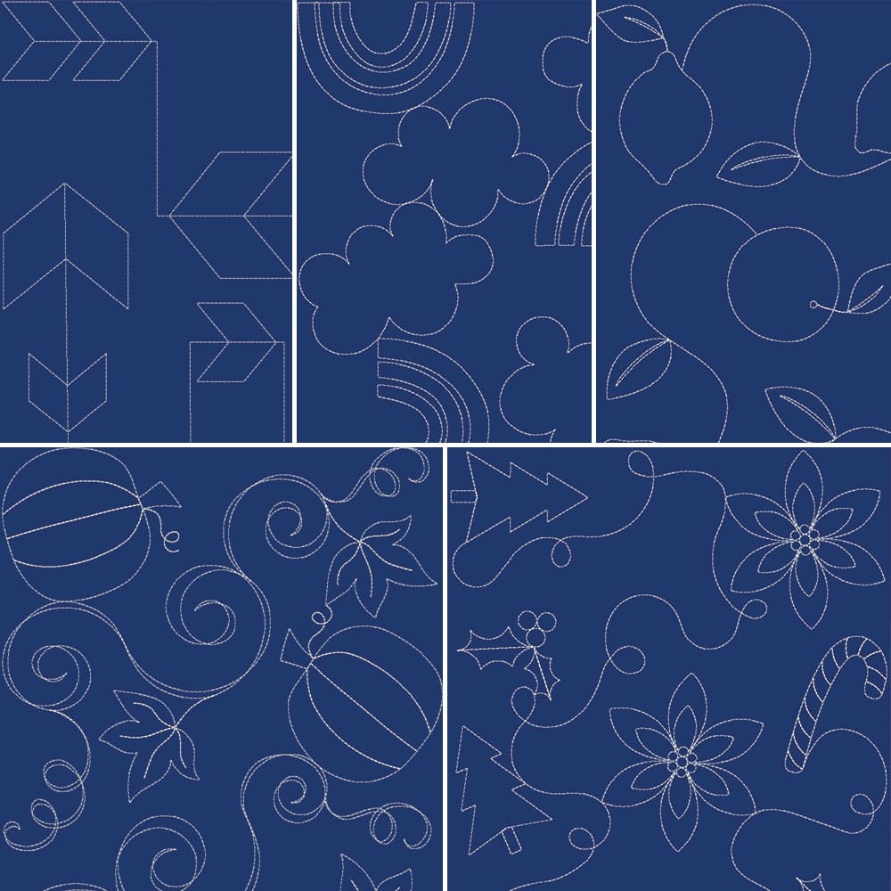 One hoop wonders vol 1 quilting bundle