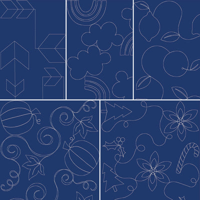 One Hoop Wonders, Vol.1 Quilting Bundle - Background Quilting