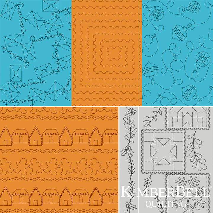 A Quilty Little Christmas Quilting Bundle - Background Quilting