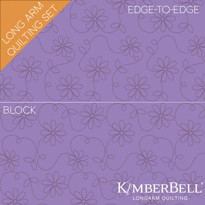 Daisy 1 Longarm Quilting Set (Edge-to-Edge + Block)