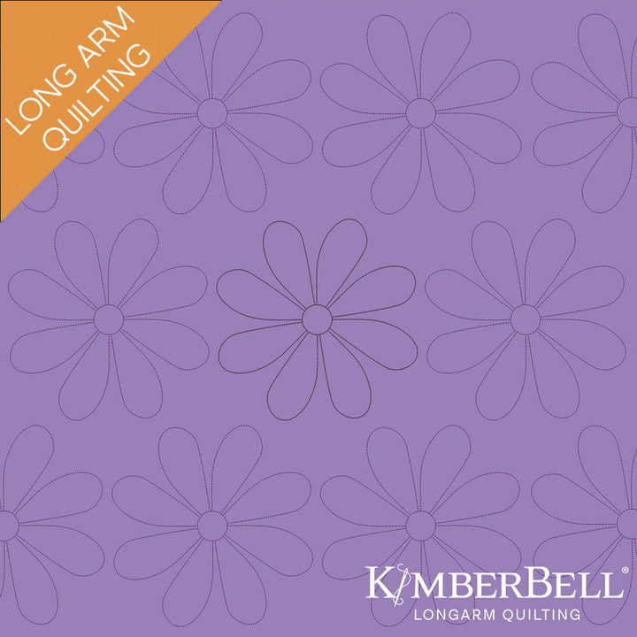 Daisy Block 2 - Longarm Quilting