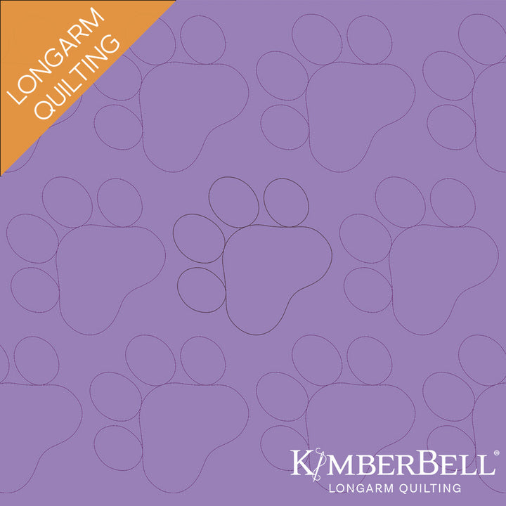 Paw Print Motif 2 - Longarm Quilting