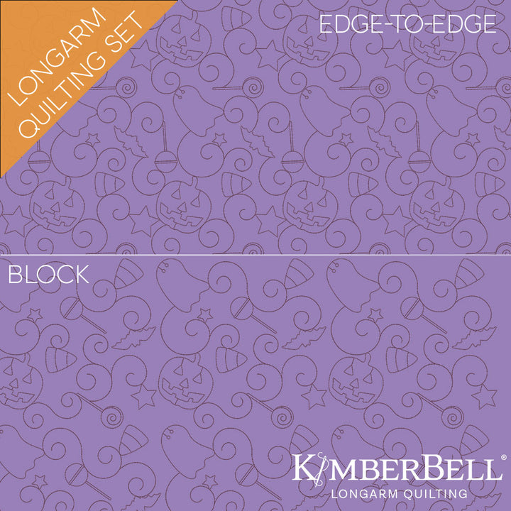 Halloween 1 Longarm Quilting Set (Edge-to-Edge + Block)