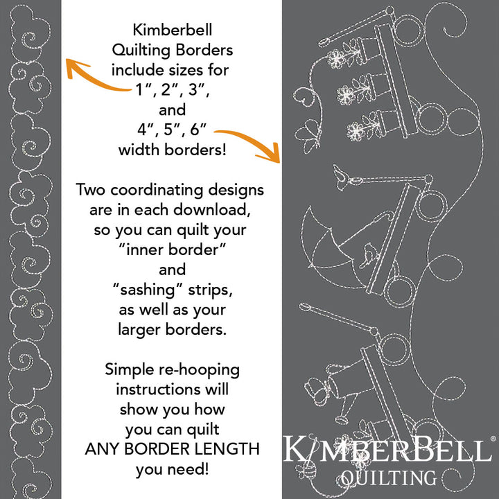 Spring Border 1 - Background Quilting