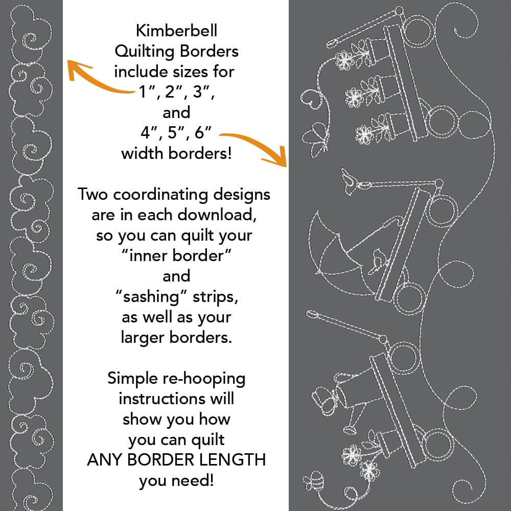 Spring Border 1 - Background Quilting