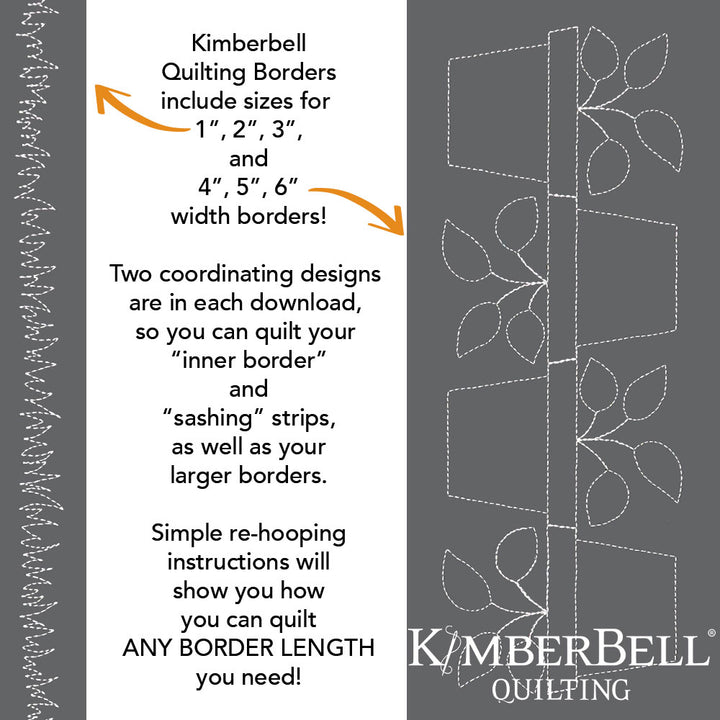 Plant Border 1 - Background Quilting