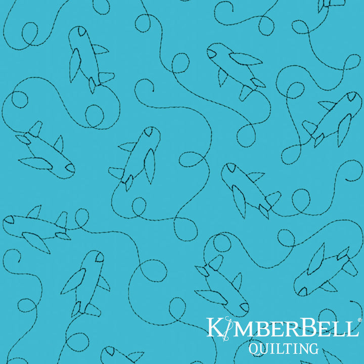 Airplane 1 - Background Quilting