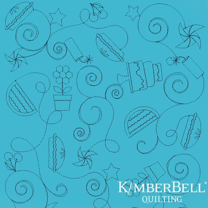 Patriotic 3 - Background Quilting