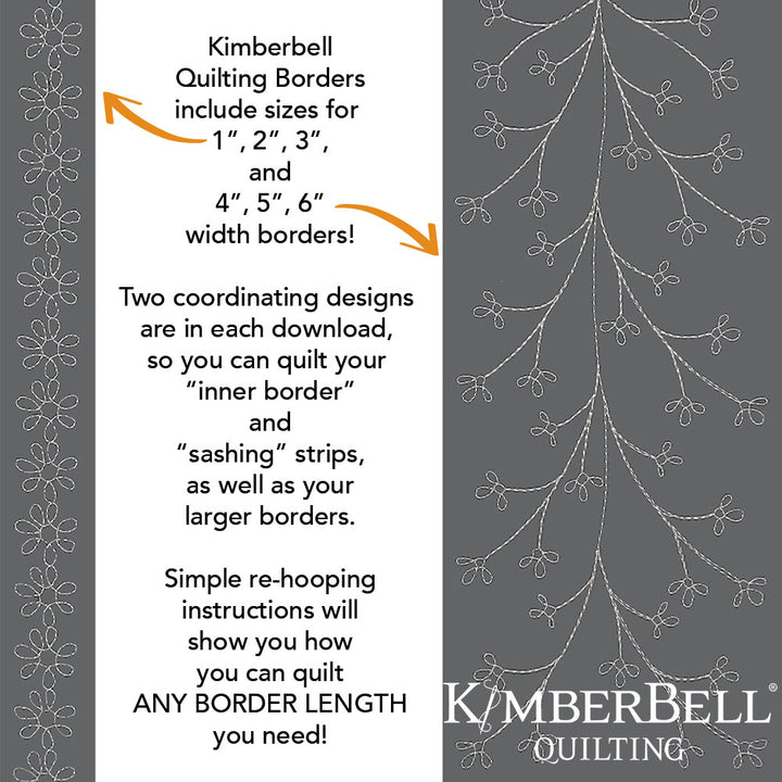 Floral Border 1 - Background Quilting