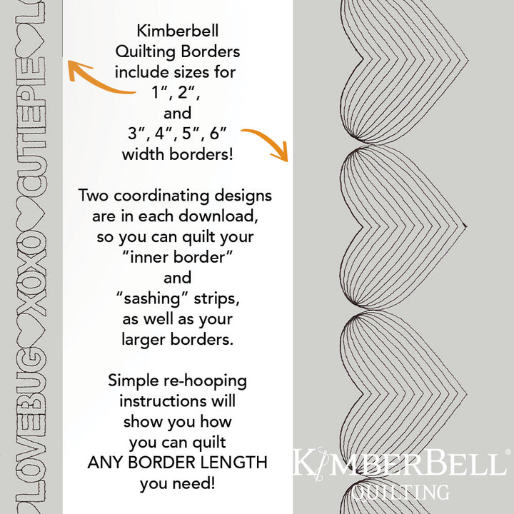 Valentine Border 3 - Background Quilting