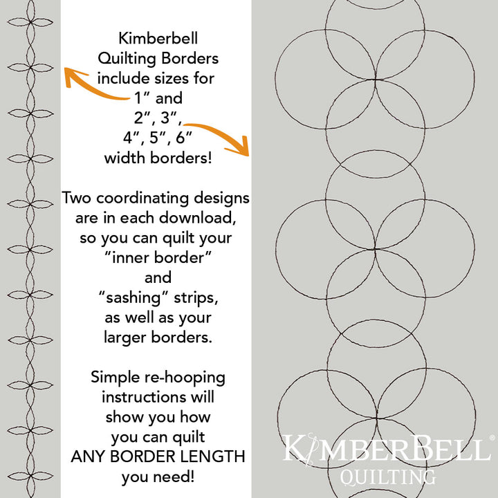 Orange Peel Border 1 - Background Quilting