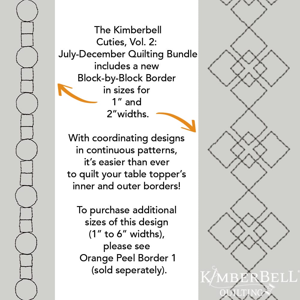 Cuties Vol. 2 Quilting Bundle, July-December | Kimberbell