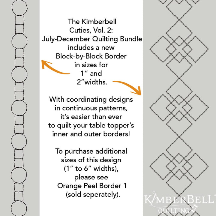 Cuties Vol. 2 Quilting Bundle, July-December