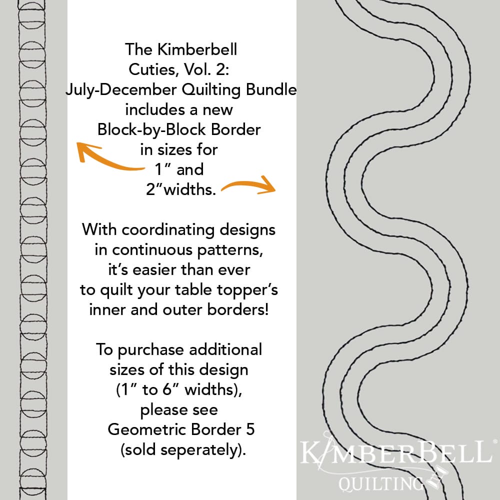 Cuties Vol. 2 Quilting Bundle, July-December | Kimberbell