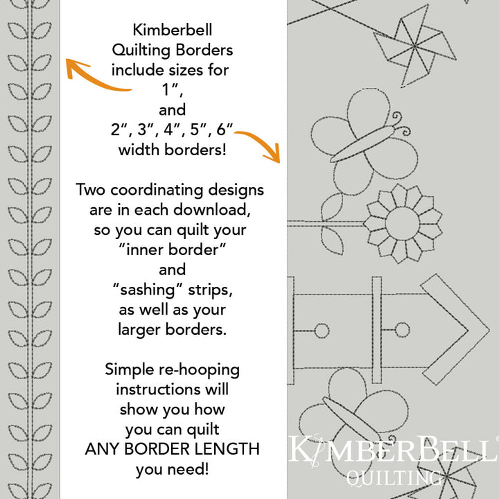 Spring Border 2 - Background Quilting