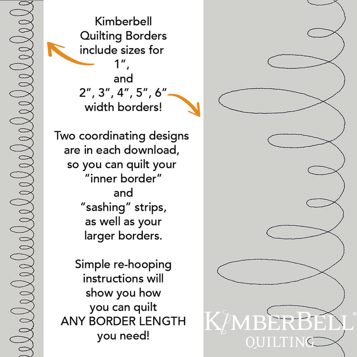 Loops Border 2 - Background Quilting