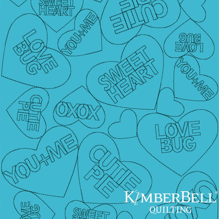 Hearts 4 - Background Quilting