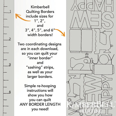 Hobby Border 1 - Background Quilting